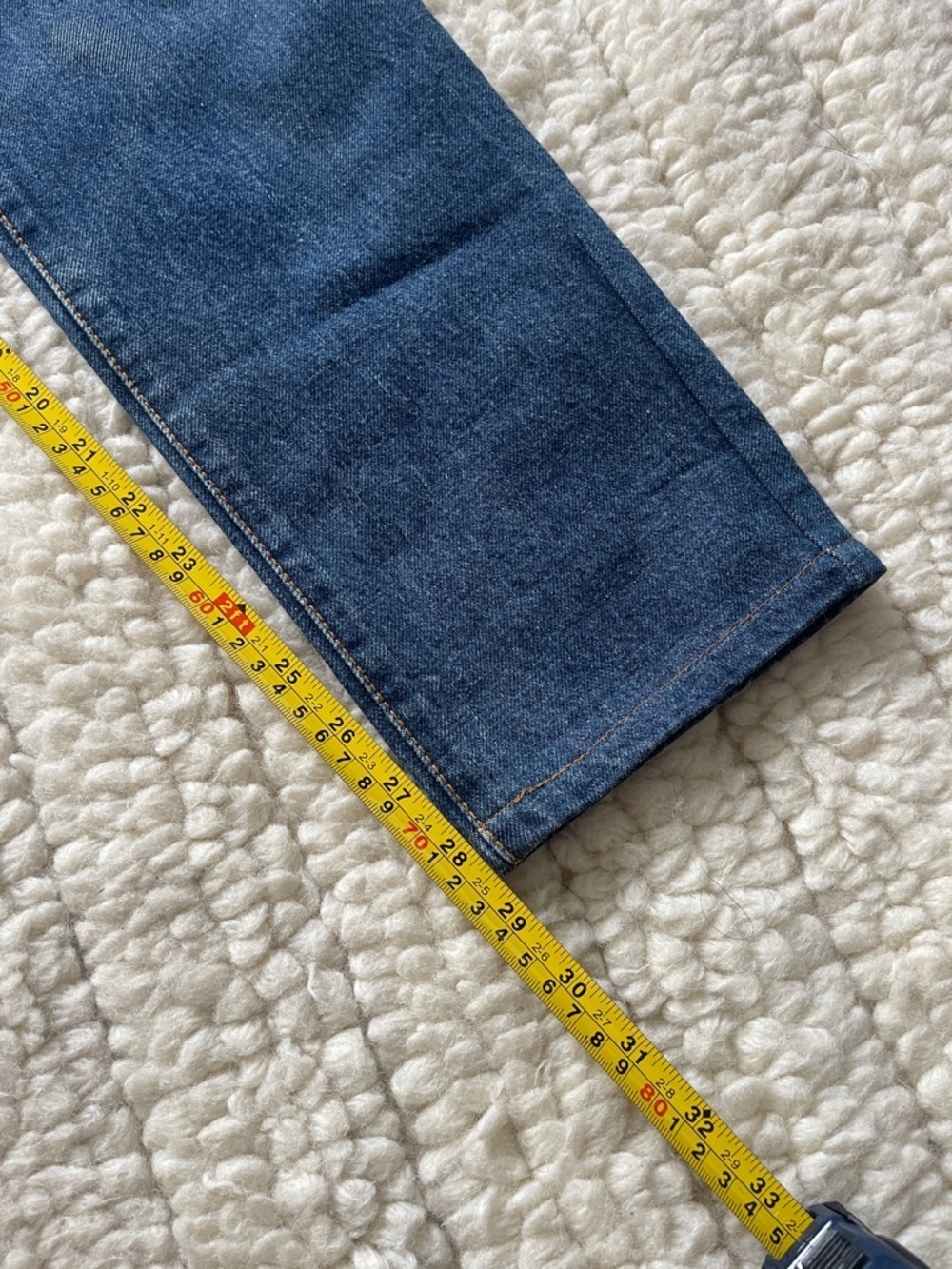 Comptoir des Cotonniers Straight Leg Jeans Medium Wash 100% Cotton Size 38 - Picture 10 of 10